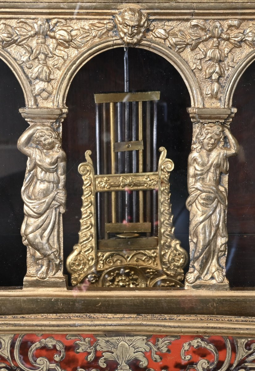 Legrand A’ Paris - Grande Horloge De Style Boulle - France XIXe siècle-photo-4
